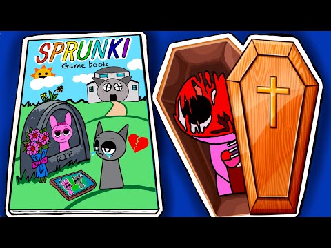 Making INCREDIBOX SPRUNKI Phase 4 Game Book 📚 (+ HORROR Pinki & Gray Squishy Surgery)스프런키 게임북 만들기