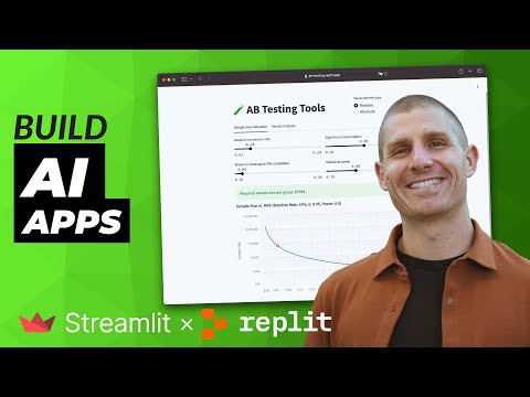 Building AI-powered apps with Replit and Streamlit