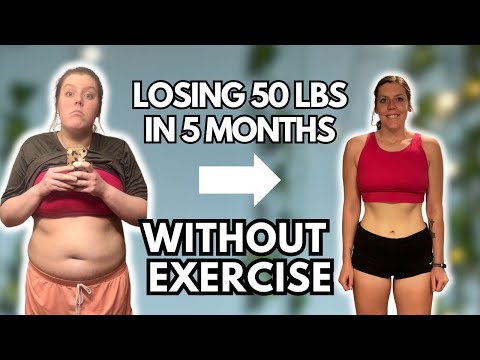 How I Lost 50 Pounds in 5 Months WITHOUT Exercise | Realistic Weight Loss Tips That Actually Work