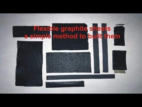 Flexible graphite sheets for batteries