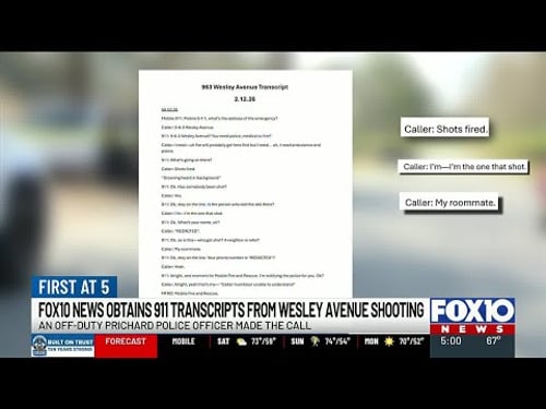 911 transcripts: Off-duty Prichard police officer shot roommate on Wesley Avenue