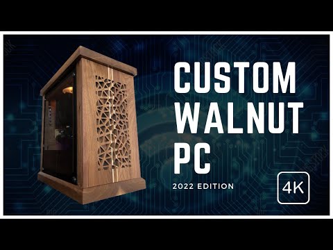 DIY Walnut Computer Case | 4k Video Editing Work Station