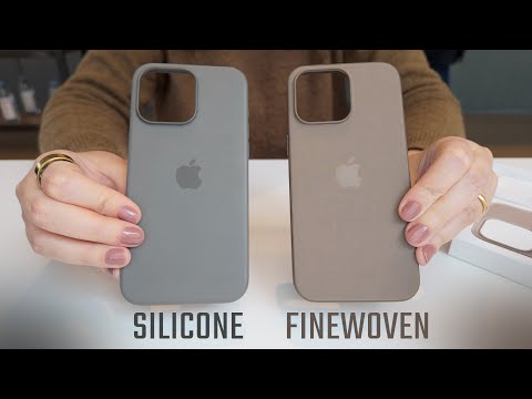 Apple FineWoven Case vs. Silicone - Quick Comparison!