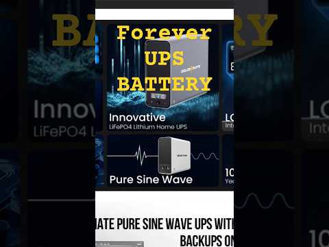 A UPS Battery that lasts forever?