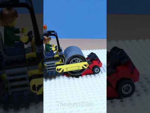 Steamroller vs LEGO Car