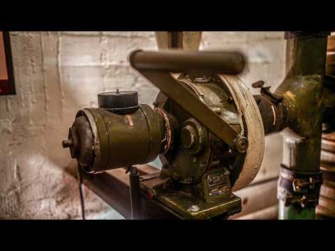 How does a fan work in a bomb shelter?