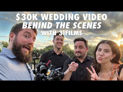 Behind The Scenes Of A $30K Wedding Video With 31Films
