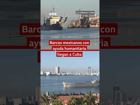 Barcos mexicanos con ayuda humanitaria llegan a Cuba