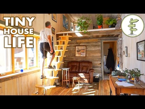 Tour a Spacious Open Concept Tiny House Parked in a Legal Community