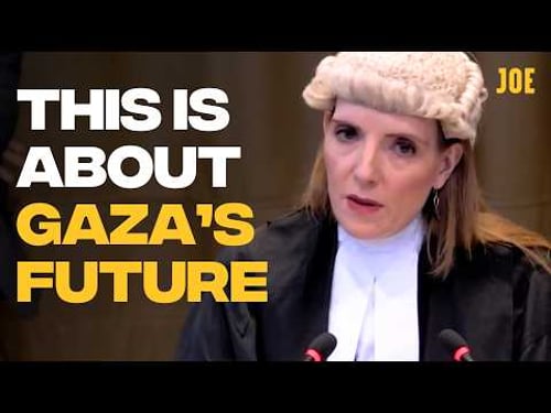 Irish Lawyer spells out Israel's destruction of Gaza at The Hague