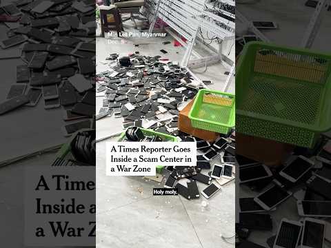 Look Inside a Cyberscam Center in a War Zone