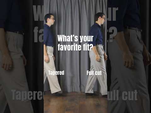 What's Your Favorite Trouser Fit? #menswear #mensfashion #mensstyle