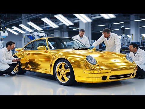Inside the Factory: Porsche 993 Turbo Project Gold Build & Solid 24k Gold Restoration