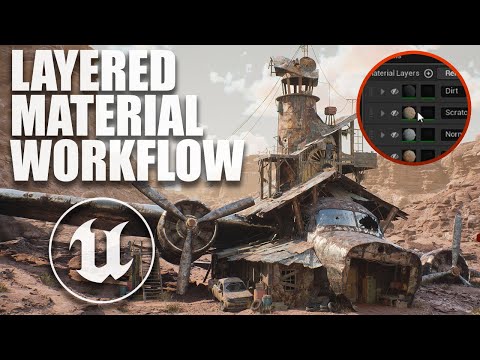 UE5 Layered Material Workflow Breakdown - Intermediate class