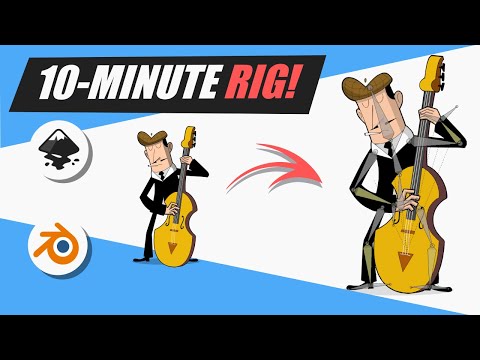 Create a Full 2D Rig in Blender… In About 10 Minutes