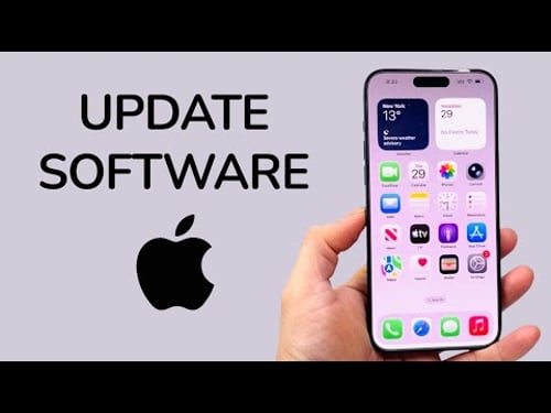 How To Update iPhone Software