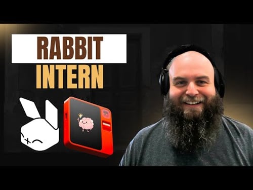 Rabbit r1 rabbitOS Intern | Tutorial | Review | Reaction |
