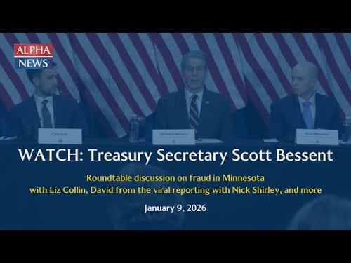 Treasury Secretary Scott Bessent discusses fraud in Minnesota with roundtable panel