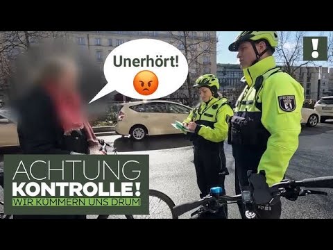 "Unerhört!" 😡 Radfahrerin sieht AMPELVERSTOSS nicht ein! | Achtung Kontrolle