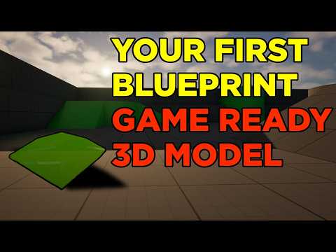 Learn to make your First Game Ready 3D Model - Make your First Game in Unreal Engine #6