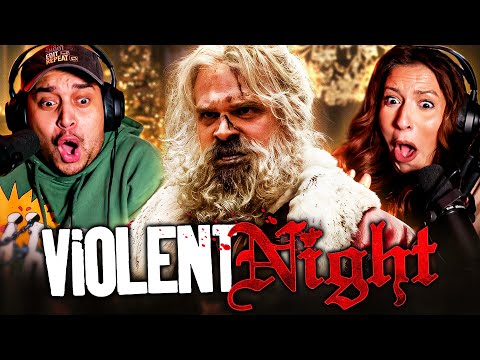 VIOLENT NIGHT (2022) MOVIE REACTION – THIS SANTA IS UNHINGED! – FIRST TIME WATCHING – REVIEW