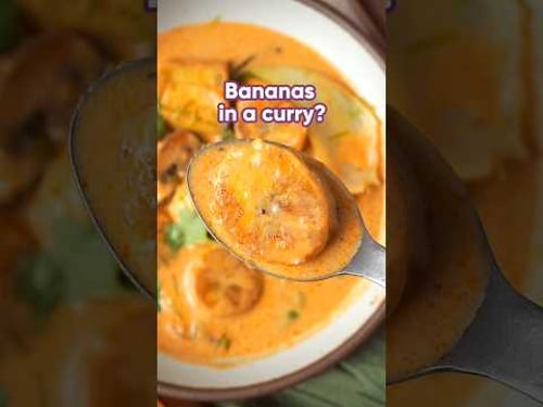 Easy Plantain Curry #plantain #curry #veganrecipes #plantbased