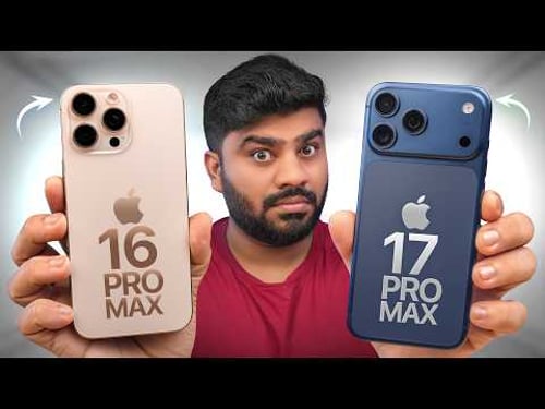 iPhone 17 Pro Max vs 16 Pro Max – ₹60,000 Difference! Worth the Upgrade or Not?