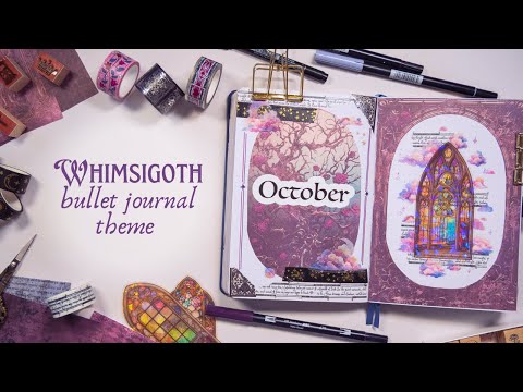 October Whimsigoth Bullet Journal Theme | Plan With Me