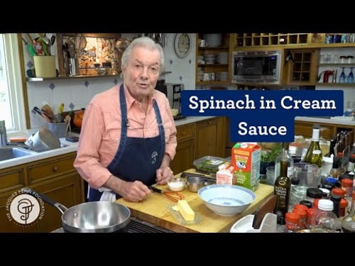 Simple Side Dish: Spinach in Cream Sauce