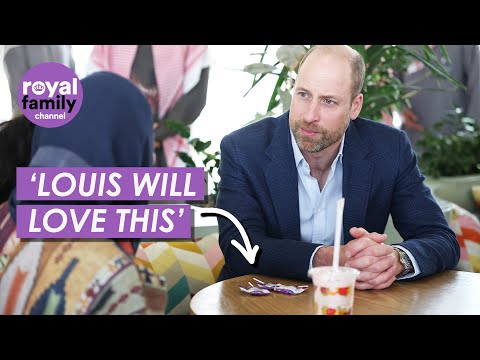 Prince William Receives Sweet Treat For His Children During Saudi Arabia Visit