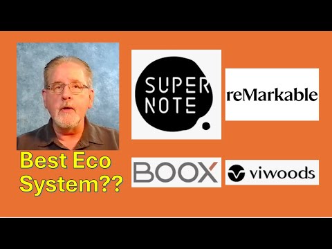 Remarkable, Boox, Supernote, ViWoods: Best Sync and Device Options