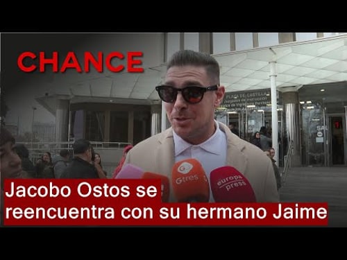 Jacobo Ostos se reencuentra con su hermano Jaime tras su denuncia por agresión