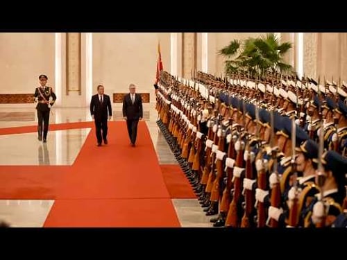 现场:李强举行仪式欢迎英国首相访华/Li Qiang held a ceremony to welcome the British Prime Minister's visit to China.