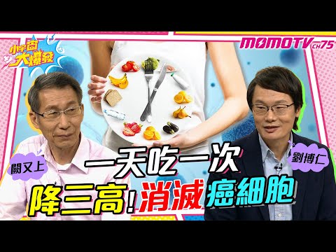 一天只要吃一次 降三高!撲滅癌細胞 5種不會得癌症的生活方式20230825【小宇宙大爆發】劉博仁 闕又上 @upright-tw @SnowNonStop