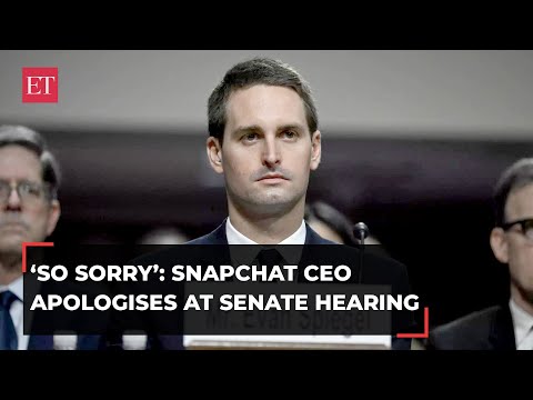 Snapchat CEO Evan Spiegel apologies to families at US Senate hearing, says 'he’s ‘so sorry...’