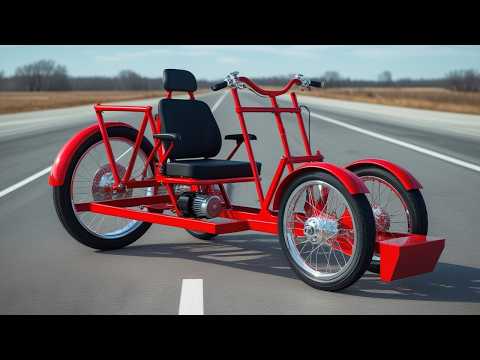 Mount a 635 Motor to Your Bike // DIY Top Ideas with 3 Wheel Electric Bike Will Surprise You