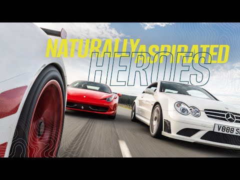 Mercedes CLK Black Series vs Porsche 997 GT3RS vs Ferrari 458 | Naturally Aspirated Heroes Ep 7 | 4K