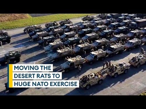 Mammoth task of moving hundreds of Army vehicles for huge Nato exercise