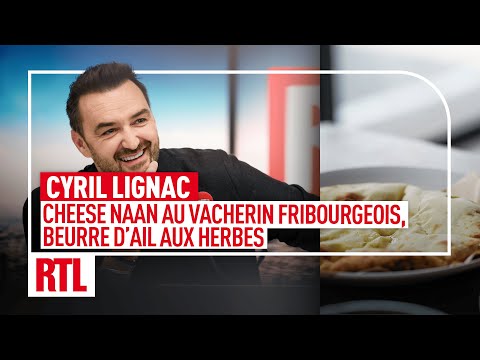 Cyril Lignac: cheese naan with Vacherin Fribourgeois cheese, garlic and herb butter