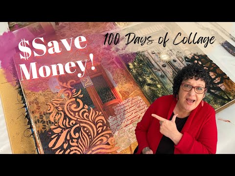 This Will Save You Money For Making Collage Paper - 100 Days of Collage (Week 1: #6/7)
