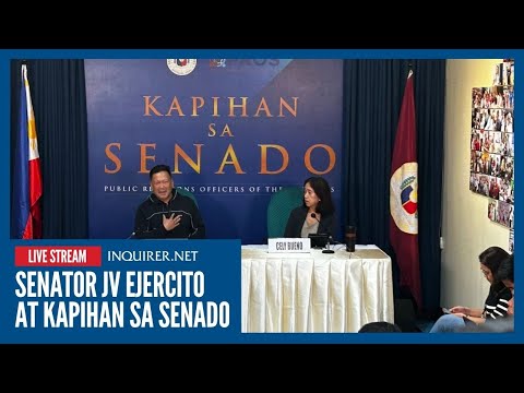 LIVE: Senator JV Ejercito at Kapihan sa Senado | June 5