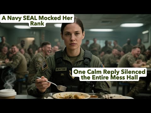A Navy SEAL Mocked Her Rank — One Calm Reply Silenced the Entire Mess Hall | Mission Story