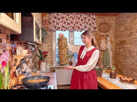 Embracing Simple Living | Cozy Winter Days in the Countryside | Cooking & Crafting a Bird Feeder