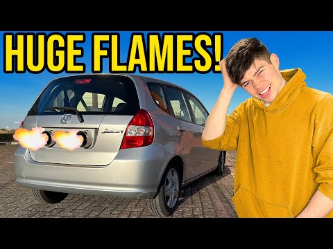 I FIT A FLAME KIT TO MY LAMBORGHINI EXHAUST HONDA JAZZ
