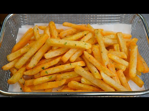 How to Make French Fries At Home ! Crispy Delicious , Incredibly Easy