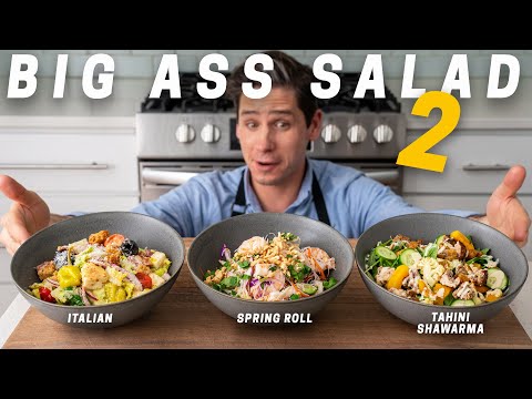 BIG ASS SALAD pt 2 (3 More Ways to Make Great Salads) | WEEKNIGHTING