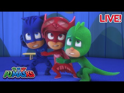 π΄ LIVE! PJ Masks Full Episodes π΄ | PJ Masks to save the day! + More superhero cartoons | #live