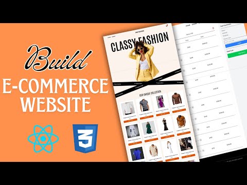 Build a Complete Ecommerce Website With React JS | React JS and Context API Ecommerce Website