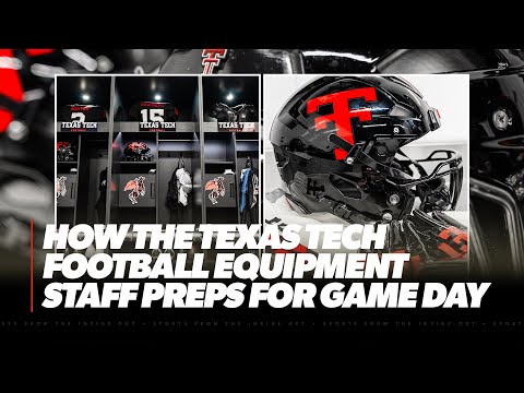 Inside TEXAS TECH FOOTBALL'S EQUIPMENT ROOM, the LARGEST in COLLEGE FOOTBALL | EQ.HQ