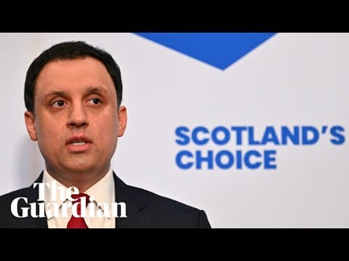 Scottish Labour leader Anas Sarwar holds a press conference – watch live